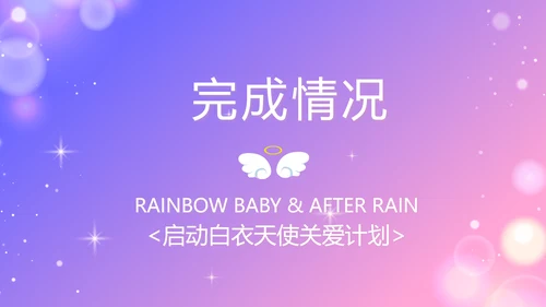 紫色唯美背景向逆行者致敬启动白衣天使计划动态PPT模板