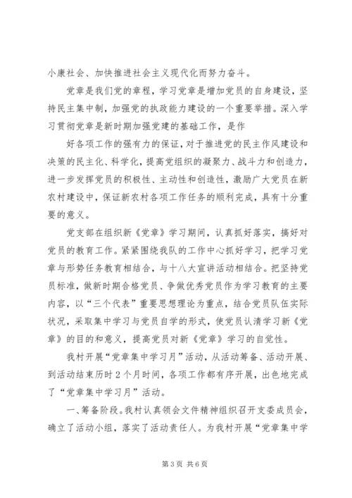 党章学习日活动总结.docx