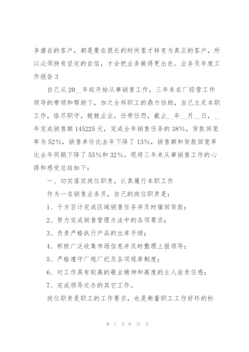 业务员年度工作报告.docx