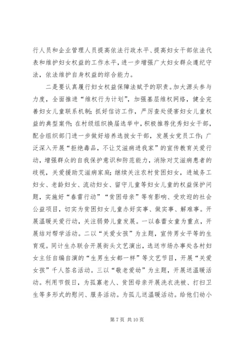 妇联在妇女代表大会的工作报告.docx