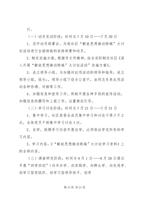 解放思想推动跨越活动实施方案 (2).docx