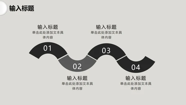 灰色微粒体工作汇报PPT模板
