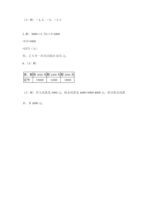北京版数学小升初模拟试卷及答案【真题汇编】.docx