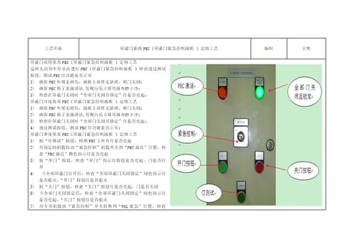 屏蔽门维修工艺51页