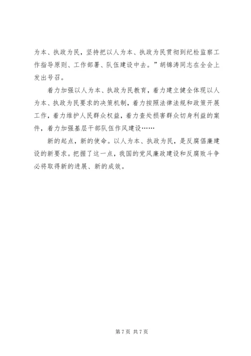 学习第十七届中纪委第六次全会精神心得.docx