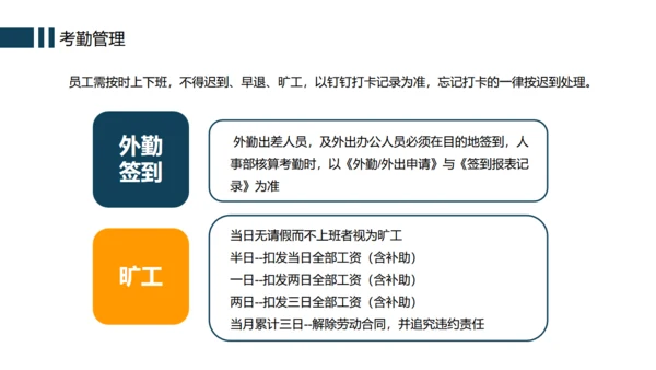 办公室企业规章制度管理培训通用PPT模版