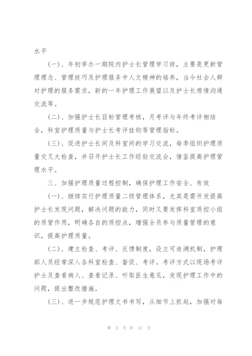 护士长年个人工作计划3篇.docx