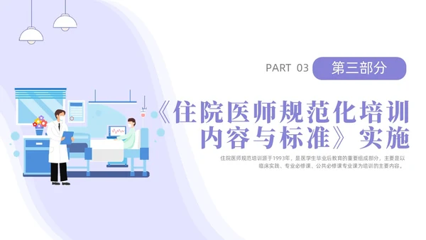 插画风住院医师规范化培训基本带教规范师资培训PPT课件医疗