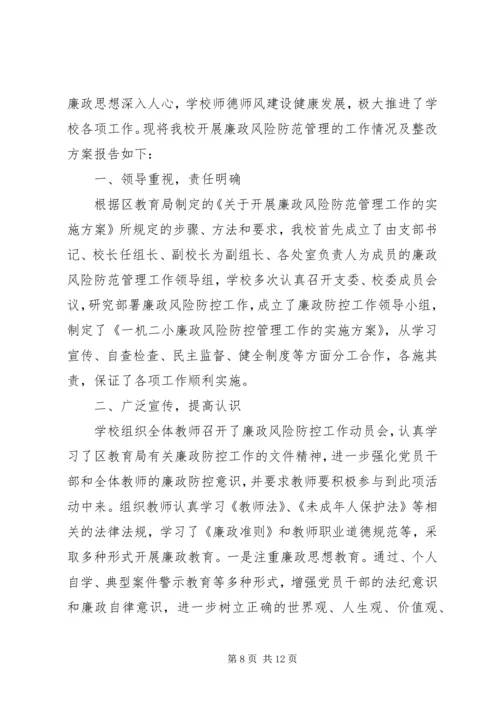 乡镇年度廉政风险防控工作总结.docx