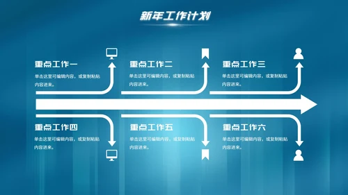 科技高级感欢迎领导检查工作汇报PPT模板
