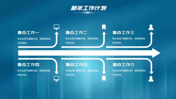 科技高级感欢迎领导检查工作汇报PPT模板