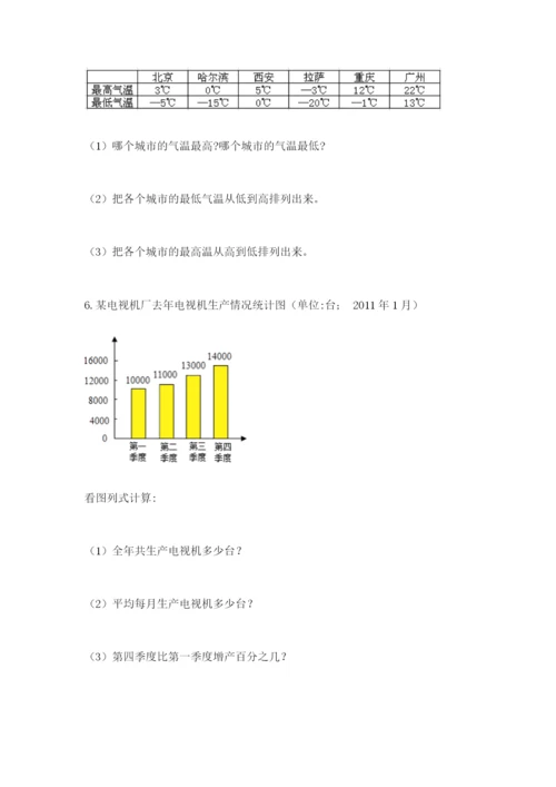 北师大版六年级数学下学期期末测试题及答案（典优）.docx