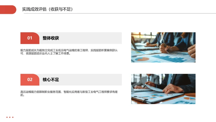 商务风电气工程和自动化专业大学生求职个人能力综合展示职业生涯规划通用PPT模版