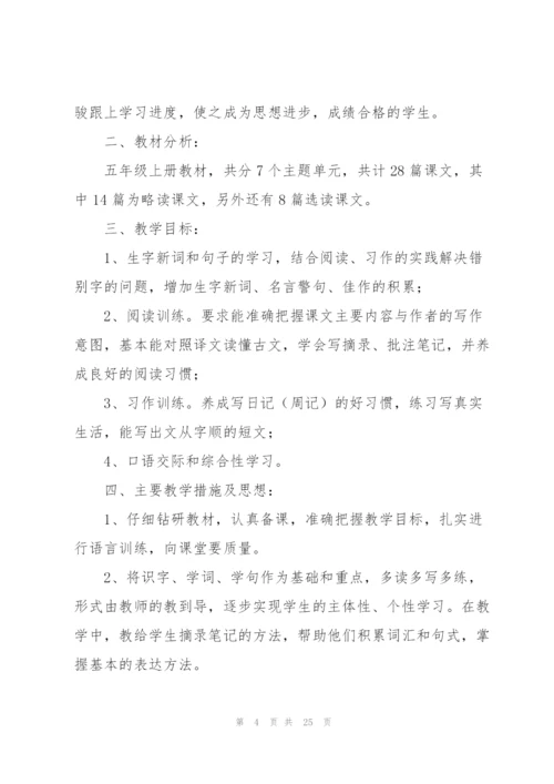 语文一对一辅导教学计划.docx