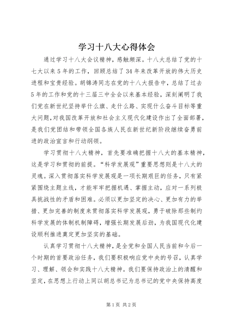 学习十八大心得体会 (29).docx