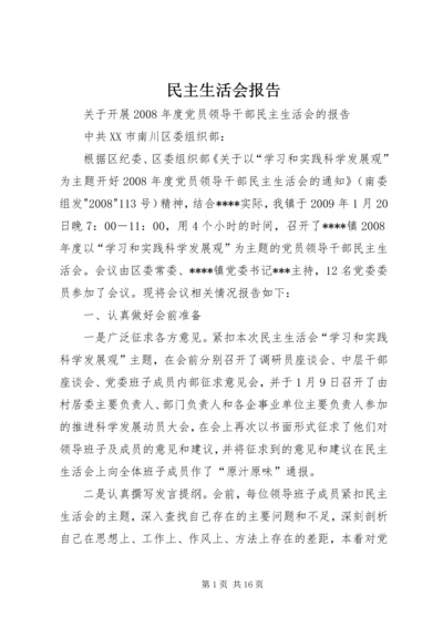 民主生活会报告 (12).docx