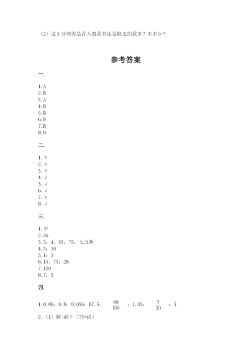 北师大版数学小升初模拟试卷带答案（黄金题型）.docx