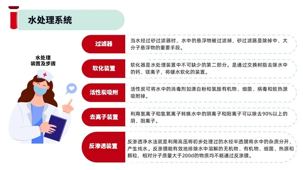 红色绿色插画风简约风血液透析及并发症医疗护理培训PPT血透