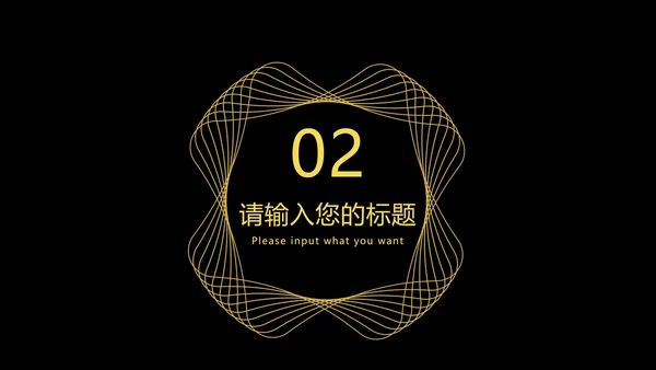 高级黑金工作总结汇报PPT模板