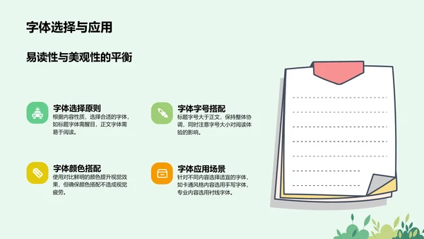 绿色卡通风可爱卡通教育教学PPT模板