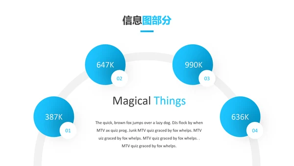 蓝色简洁创意设计公司简介商务PPT模板