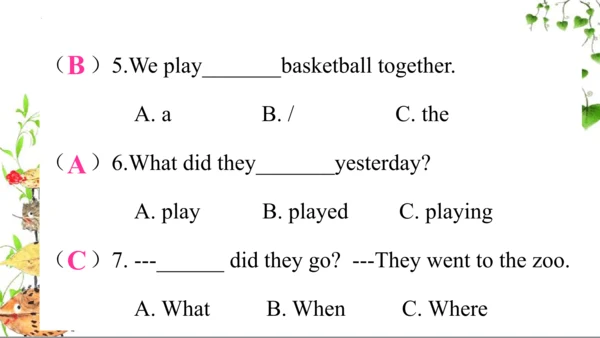 Module 8 Unit 2 Where did you go yesterday？  课件（共3