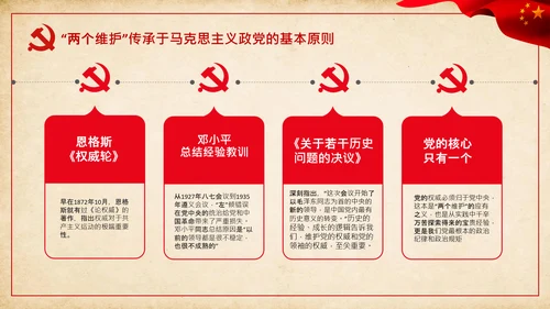 两个维护合格党员党支部主题党日党课PPT