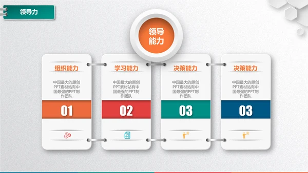 大气岗位竞聘求职竞聘面试简历PPT模板