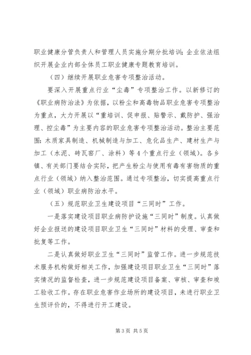 职业健康监管整体方案.docx