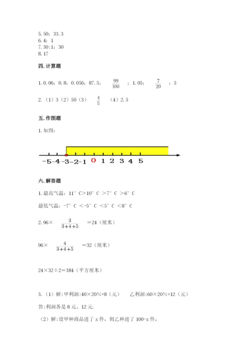 六年级下册数学期末测试卷附完整答案（各地真题）.docx