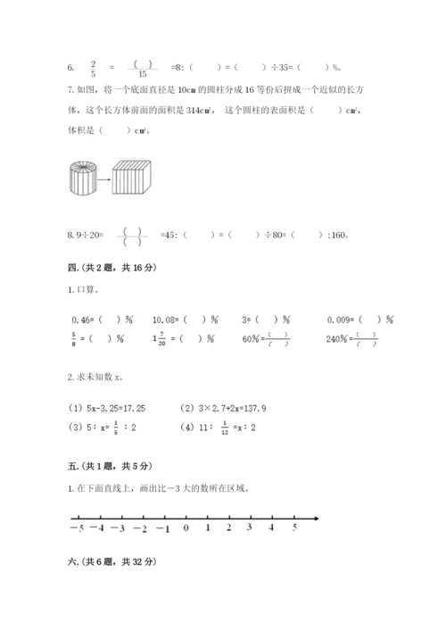 最新人教版小升初数学模拟试卷附参考答案（典型题）.docx