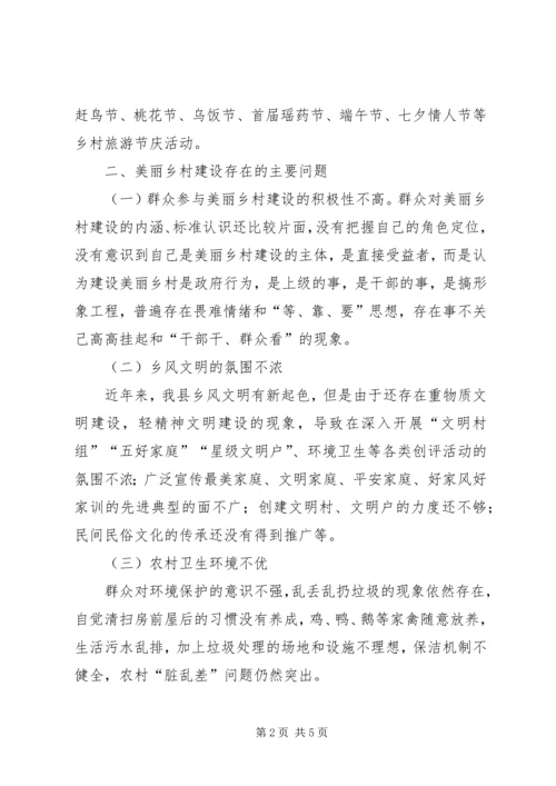 发挥妇联组织优势推动美丽乡村建设的思考.docx