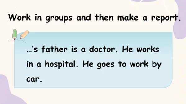 Unit 5 What does he do? PB Let's talk 课件+素材(共32张PP