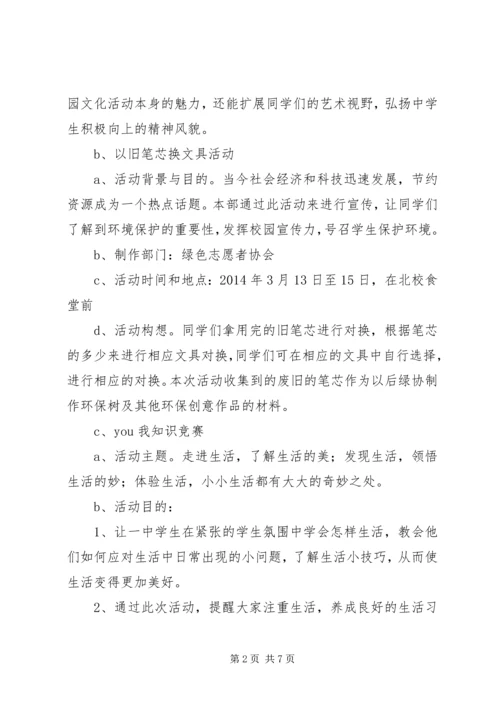 阳浏一中绿色环保周活动方案.docx