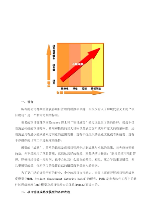 项目管理成熟度模型.docx