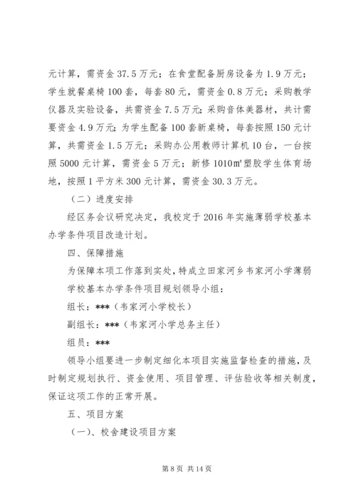 新庙小学薄弱村小改造工作计划.docx