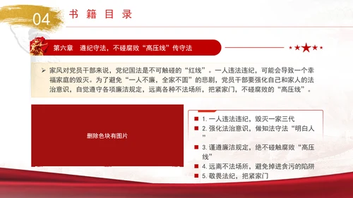 优良家风建设专题党课《清风传家》书籍推荐PPT