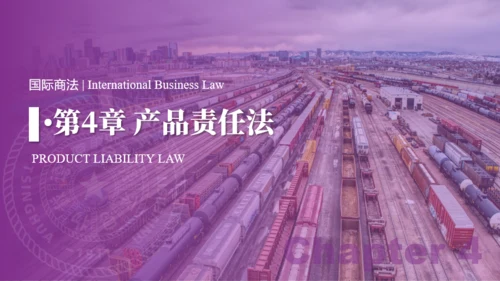 紫色学术风国际商法教学课件