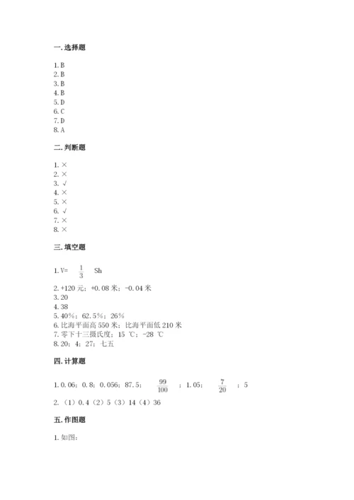 沪教版数学六年级下册期末检测试题精编.docx
