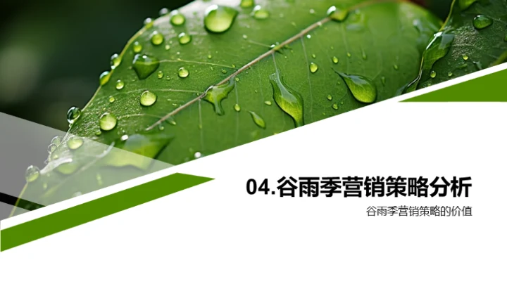 谷雨季营销策略探析