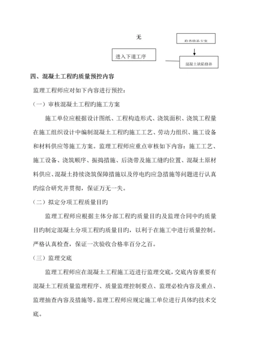 混凝土关键工程监理实施标准细则.docx