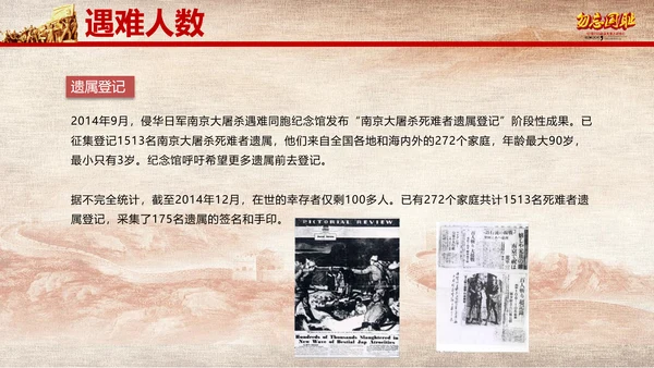 国家公祭日南京大屠杀纪念日教学PPT课件