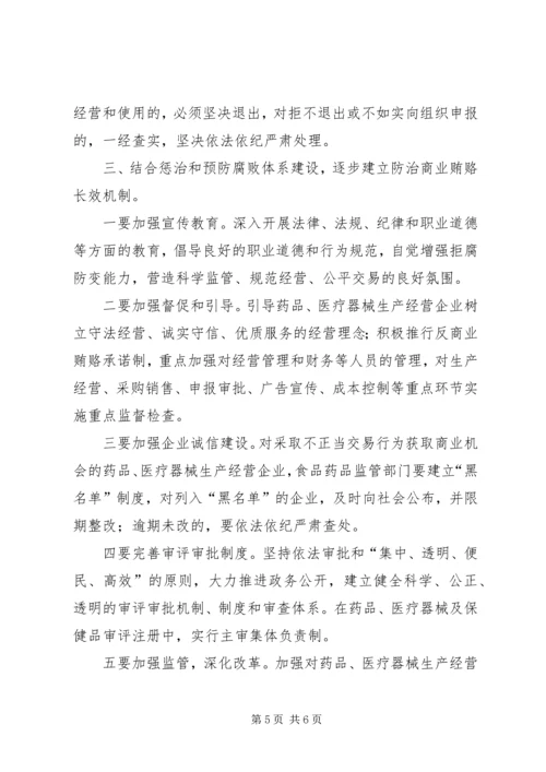 医药卫生系统治理商业贿赂讲话 (2).docx