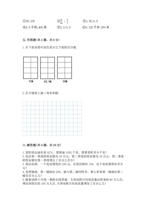 人教版六年级上册数学期末模拟卷精品（满分必刷）.docx