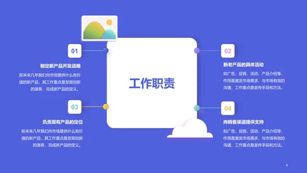 紫色创意炫酷工作汇报PPT
