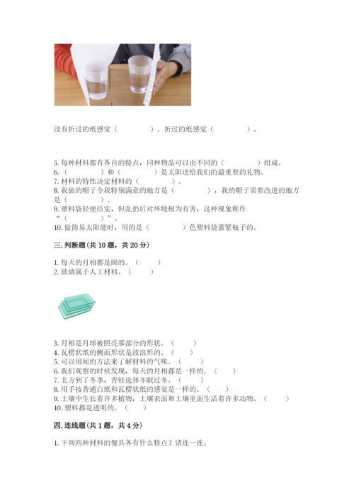 教科版二年级上册科学期末考试试卷（培优a卷）.docx