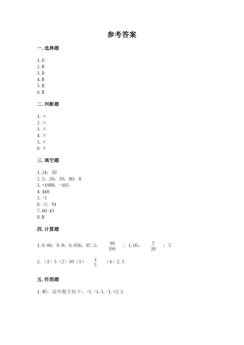 共和县六年级下册数学期末测试卷（预热题）.docx