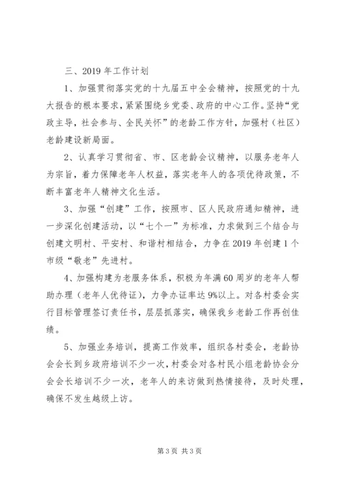 乡镇某年老龄办工作总结.docx