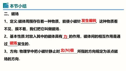 2023-2024学年九年级物理全一册同步精品课堂（人教版）20.1磁现象永磁铁（课件）30页ppt