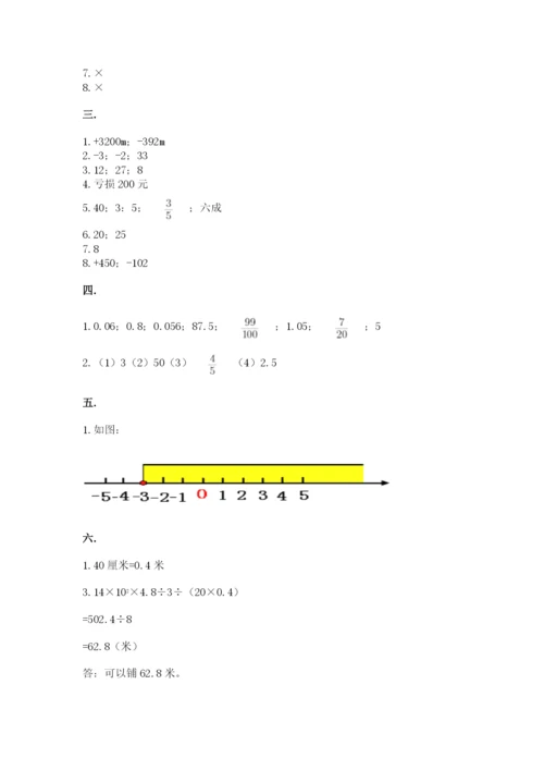 苏教版六年级数学小升初试卷精品【b卷】.docx